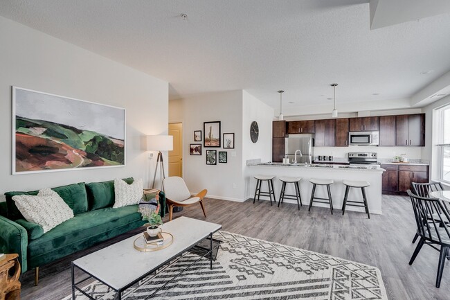 Plano de planta de Ridge: sala de estar de concepto abierto - Sundance Woodbury