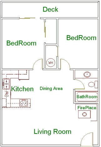 2HAB/1BA - Sequoia Park Apartments