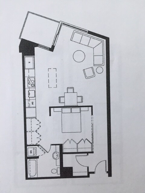 Plano de planta - 501 Roy St