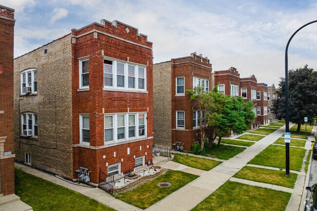 Brick two-story homes with side entrances can be found throughout Cicero.