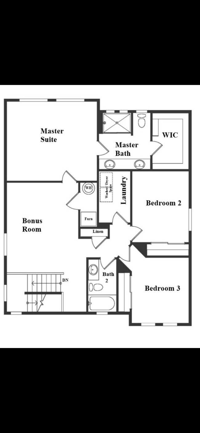 Sexond Plano de planta - 7130 Sedgerock Ln