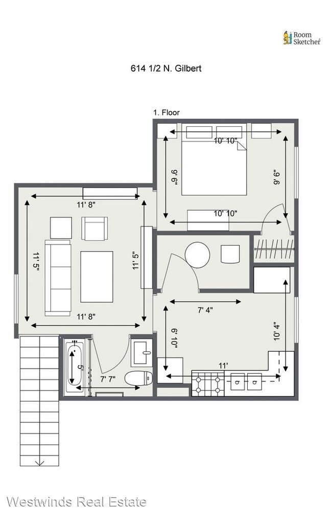 Building Photo - 1 br, 1 bath House - 614 1/2 N. Gilbert St...