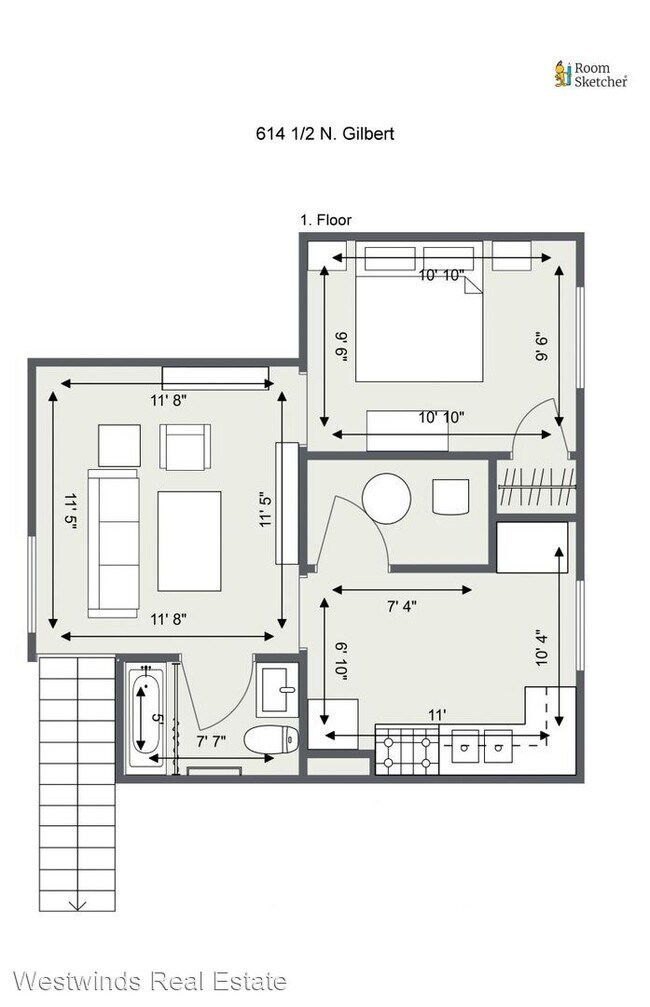 Foto del edificio - 1 br, 1 bath House - 614 1/2 N. Gilbert St...