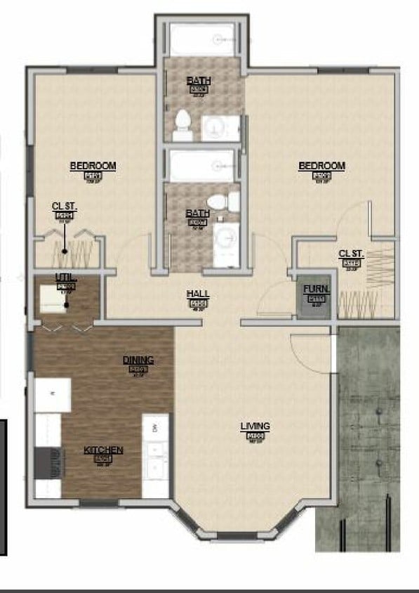 Floorplan - Sunglow Apartments