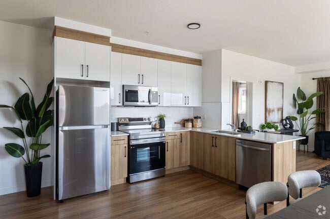 2 chambres, 2 salles de bain - 1045 pi2 - Cuisine - The Point at Riverview