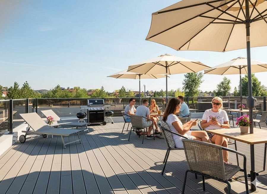 Rooftop Patio - The Shanley