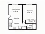 Semi-Upgraded 1BD/1BTH