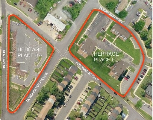 Aerial Photo - Heritage Place I Apartments