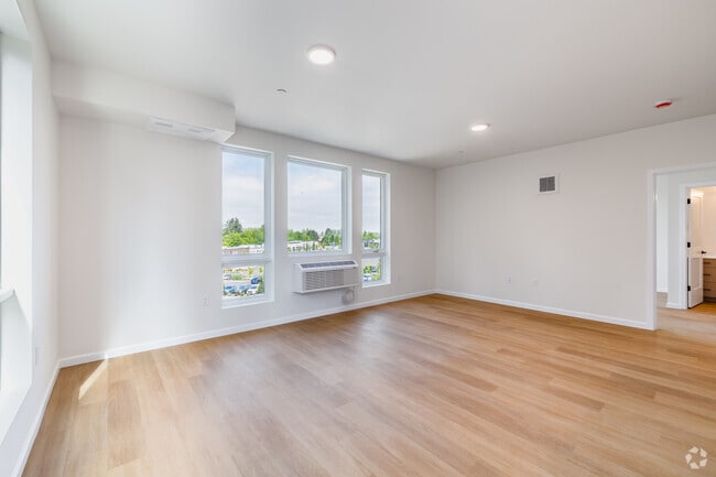2BR, 2BA - 1,003SF - Living Room - Hogum Bay Apartments