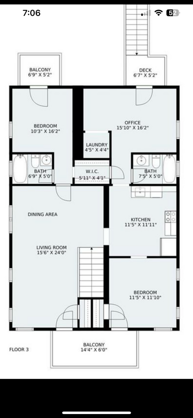 Floorplan - 3167 California Ave