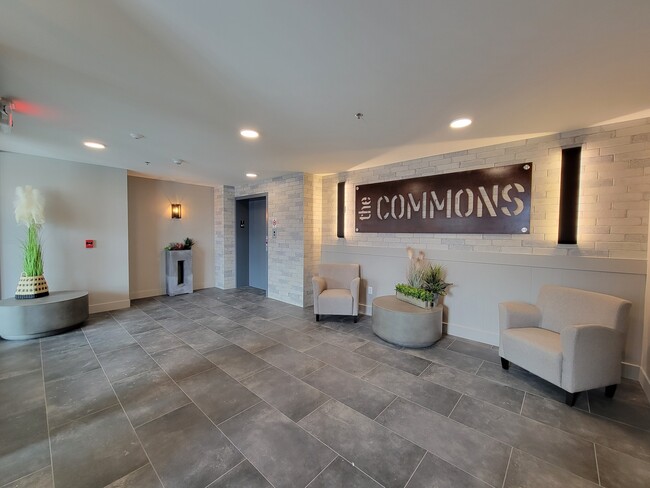 Lobby and elevator access - The Commons at Pointe Plaza