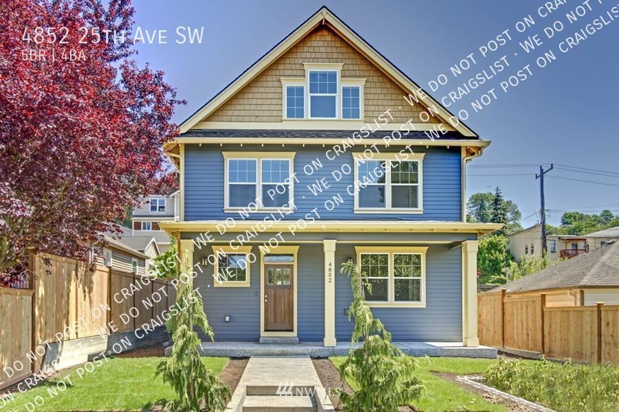 Beautiful West Seattle 5 bed 3.5 bath home... House Rental in Seattle
