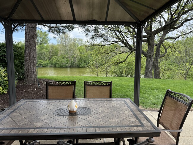 Patio Creek View - Countryside Village Apartments