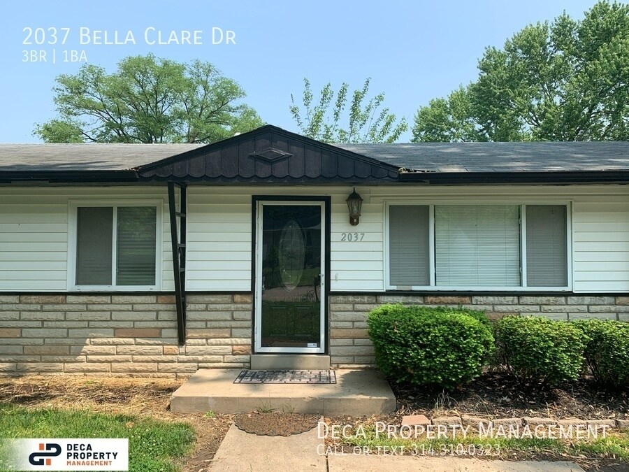 2037 Bella Clare Dr, St. Louis, MO 63136 House Rental in St. Louis