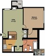 Efficient One Bedroom