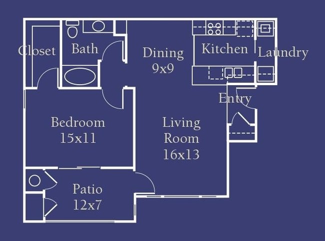 1BR/1BA - Sterling Oaks Apartments