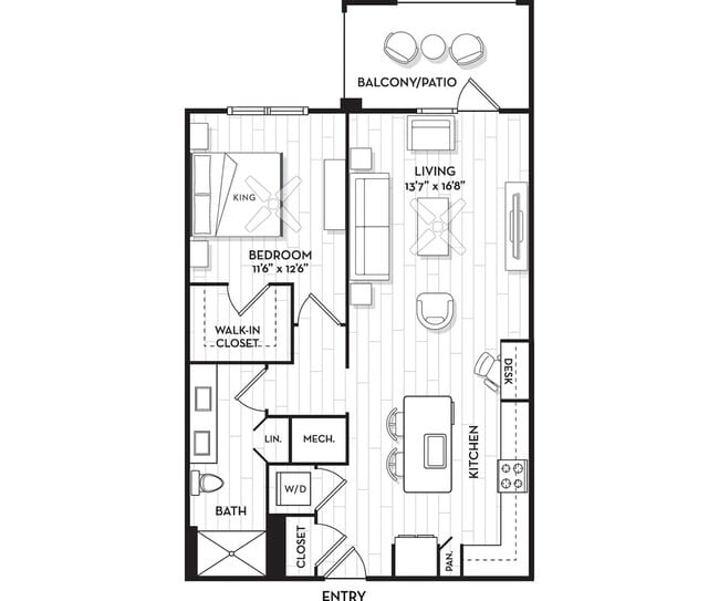 Interior Photo - Brooking Square Apartments & Townhomes