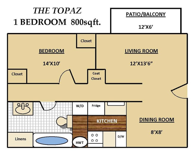 The Topaz - Fieldstone Apartments