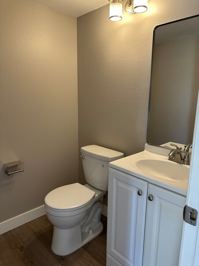 Powder room - downstairs - 1037 E Highland Ave