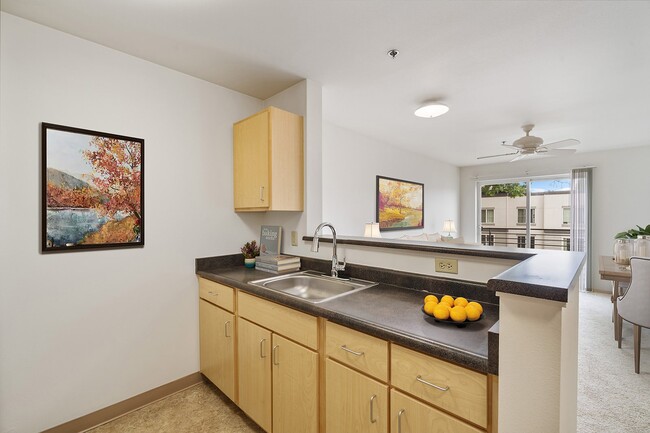 Kitchen - Heights at Columbia Knoll Senior Apartments