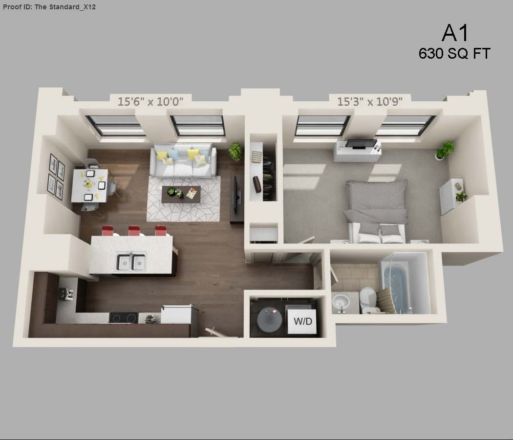 The Standard – One Bed/One Bath - 630