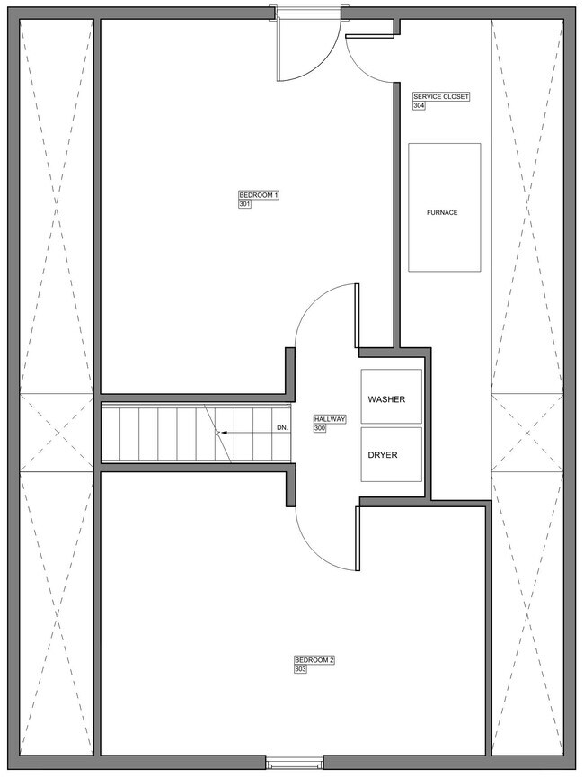 Plano de planta del nivel 3 - 470 S Main St
