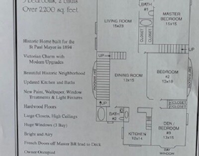 Floor plan - 506 Portland Ave