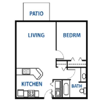 1HAB/1BA - Prairie Sun I & II Apartments