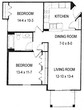 2 Bed/1 Bath 1ST AND 2ND FLOORS