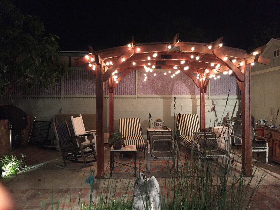Wood Patio Pergola - 1916 Jones Ave