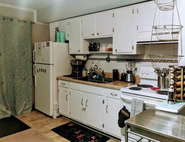 well-stocked kitchenette w/ all dining wear, food containers, and cooking equipment (blender, insta-pot, pots/pans, baking tools, etc.) - 1547 Fountain Ridge Rd