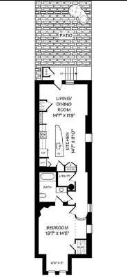 Floor plan - 1534 T St NW