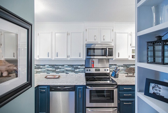 Kitchen from hall - 3000 Golden Rd