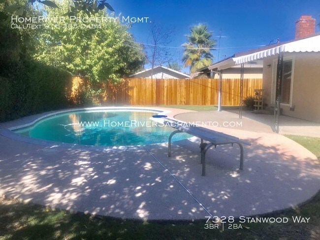 Fireplace Spacious Living Area Pool House For Rent In