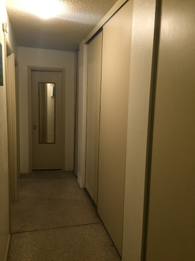 Hallway w/ Storage - 2707 Valmont Rd