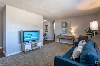 1B, 1BA - 560 SF Ayers - Living Area - The Aspen Apartments