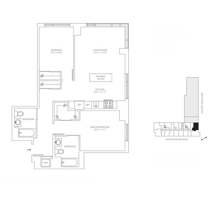 79 Seaport Blvd Unit PH1612, Boston, MA 02210 Apartments in Boston
