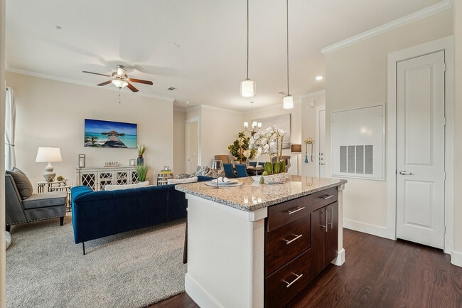 Kitchen and Living Room - Ivy Point Kingwood