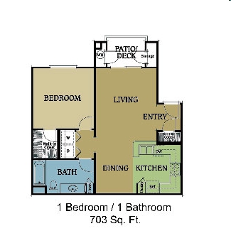 1BR/1BA - Terracina at Park Meadows