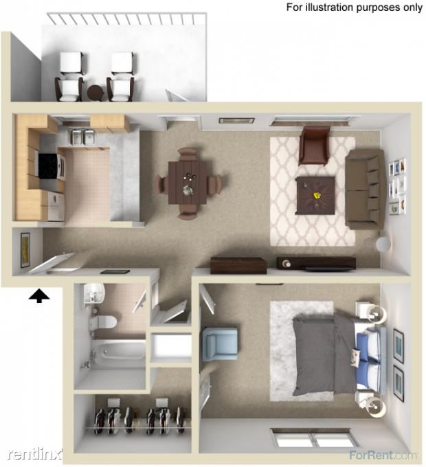 Plano de planta - New Royal Estates Apartmentes