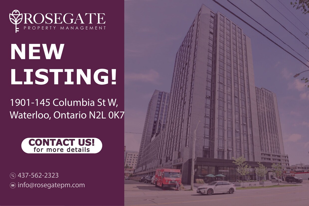 Photo principale - Modern 2-Bedroom Condo in Waterloo – 575 S...