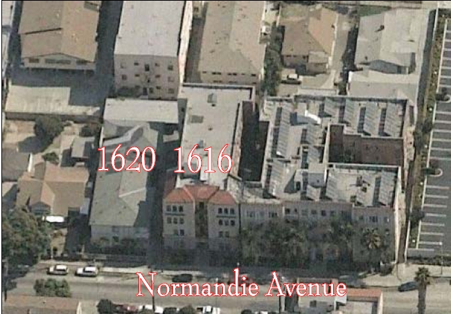 Aerial Photo - 1620 N Normandie Ave