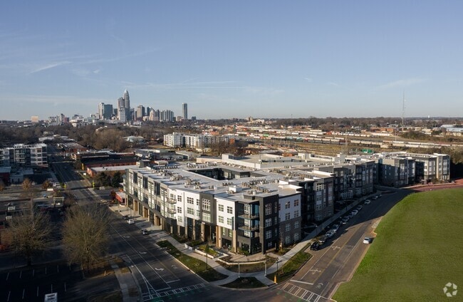 Panoramic Community View of NoDa Flats and Surrounding Neighborhood - NoDa Flats