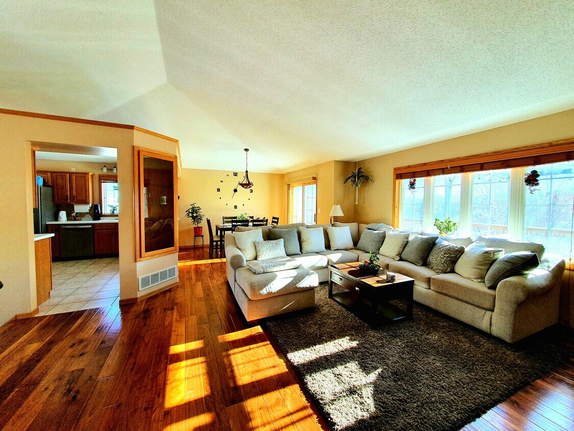 Open plan Living/Dining room and Kitchen - 4408 6th St NW