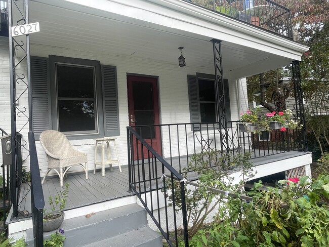 First floor apartment porch - 6027 Ridge Dr