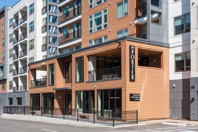Entrance - The Porter at Westport Plaza Apartments