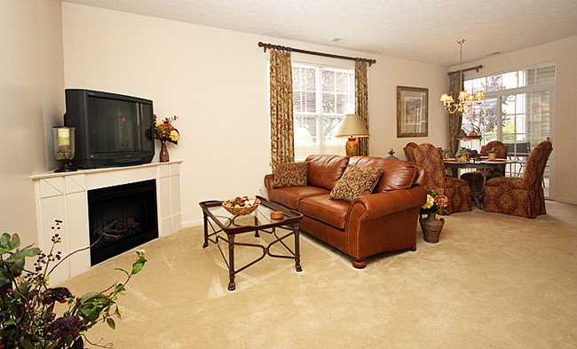 2 BR-Living Room - Castle Ridge Apartments