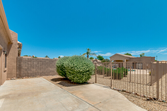 back patio - view of pool - 18650 N 91st Ave