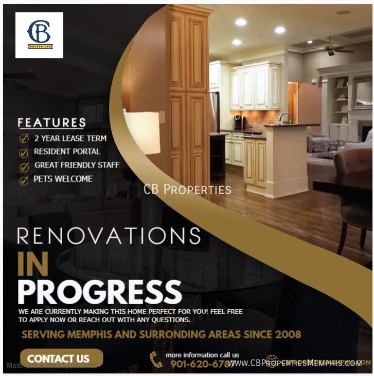 1084 N Evergreen St, Memphis, TN 38107 House Rental in Memphis, TN