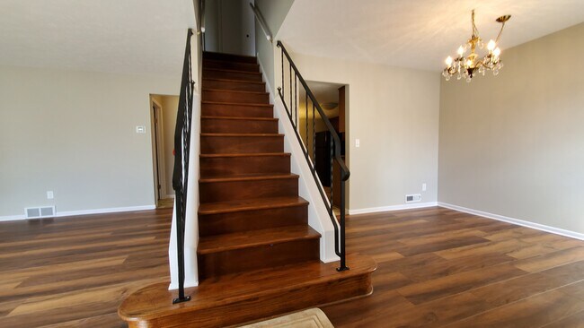 Stairs to the second floor - 4308 Hyde Park